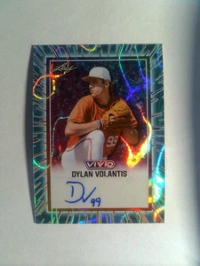 2025 Leaf Vivid Baseball - Auto - Autogramm - Dylan Volantis #9/10 - Bild 1 von 2