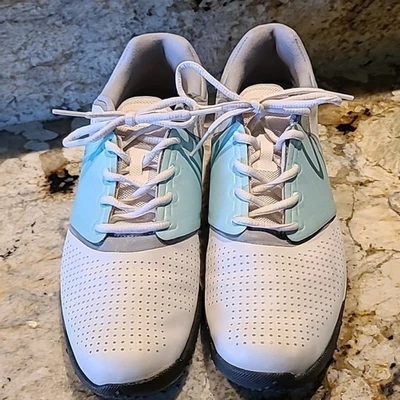 Nike Mujer Lunarlon Zapatos de Golf Blanco y Azul Talla. 7,5 Foto 1 de 4