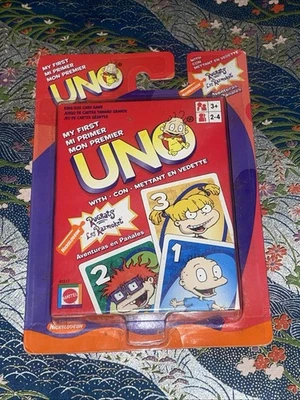 UNO Nickelodeon Rugrats My First Uno King Size Cards by Mattel 2002 New SEALED - Image 1 of 4