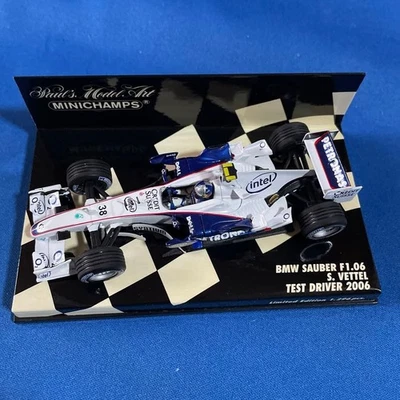 Minichamps 1/43 S. Vettel BMW Sauber F1.06 Test Driver 2006 Ltd 1296PCS - Immagine 1 di 2