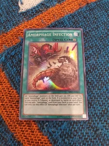 Amorphage Infection - Yugioh Shining Victories Unlimited Super Rare - SHVI-EN063 - Picture 1 of 2
