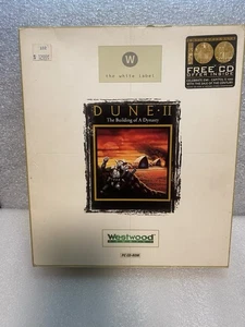 Dune II 2 Building of a Dynasty PC Big Box White Label (1992) Open Box Sealed - Picture 1 of 15