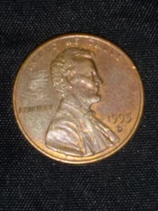 1995 D Super Rare ONE OF A KIND Error Penny with MULTIPLE ERRORS - Picture 1 of 2