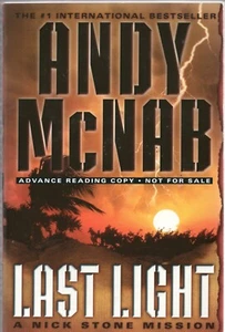 LAST LIGHT by ANDY MCNABB Pocket Books 2002 TP Advance Reading Copy Nick Stone - Picture 1 of 1