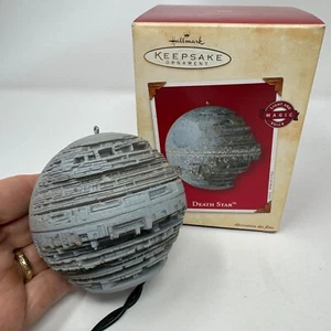 Hallmark Keepsake Star Wars Death Star Magic Light Christmas Ornament 2002 IOB - Picture 1 of 14