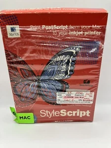 Vintage StyleScript PostScript from your Mac to your Macintosh - Picture 1 of 8