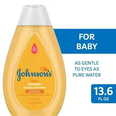 Champú Johnson's Baby, sin lágrimas con fórmula suave, 13,6 fl. oz Foto 1 de 4