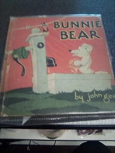 Bunnie Bear HC 1936 Vintage Children's Book by John Gee, #306 Saalfield Pub. - Bild 1 von 1
