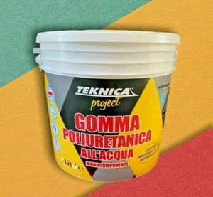 Guaina Liquida Poliuretanica Impermeabilizzante all'acqua Tetti Terrazzi 4LT - Foto 1 di 2