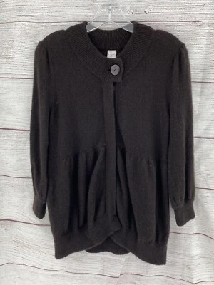 Cárdigan Babydoll marrón cachemir Aqua de segunda mano para mujer talla M Foto 1 de 4