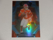 2022 Panini Select Premier Light Blue Prizm #148 Patrick Mahomes II 53/99