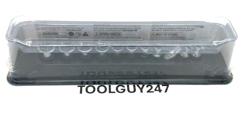 SNAP ON TOOLS 111TMMDY 11 Pc Metric 1/4 dr 12Pt Socket Set 5,5.5,6-14 sealed + - Image 1 of 4