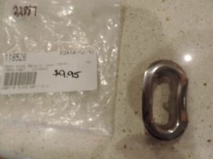 65-67 C2 Corvette Door Panel Open Knob Bezel--NEW! - Picture 1 of 4