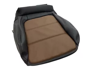 OEM Sitz Bezug Leder Beifahrersitz rechts VW Sharan 7N Seat Alhambra 2 schwarz - Picture 1 of 8