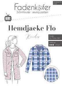 Modello taglio ""Insetto filo"" Flo giacca camicia bambini - Foto 1 di 6