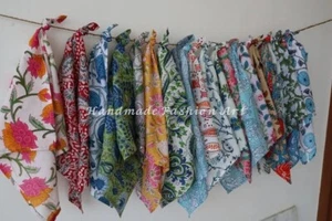 Servilleta de mesa con estampado HandBlock floral algodón mantel de cocina servilleta india 20P - Imagen 1 de 49