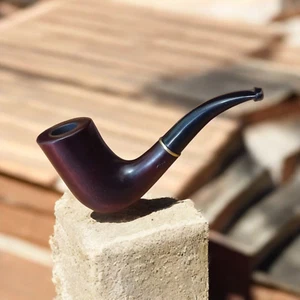 Pipa da fumo tabacco in legno fatta a mano legno di pero filtro 9 mm pipe classiche - Foto 1 di 9