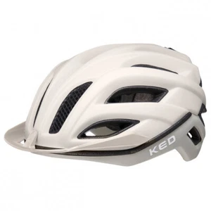 Rennradhelm Fahrradhelm KED Champion Visor Grau Weiß M 52 bis 57 cm - Picture 1 of 4