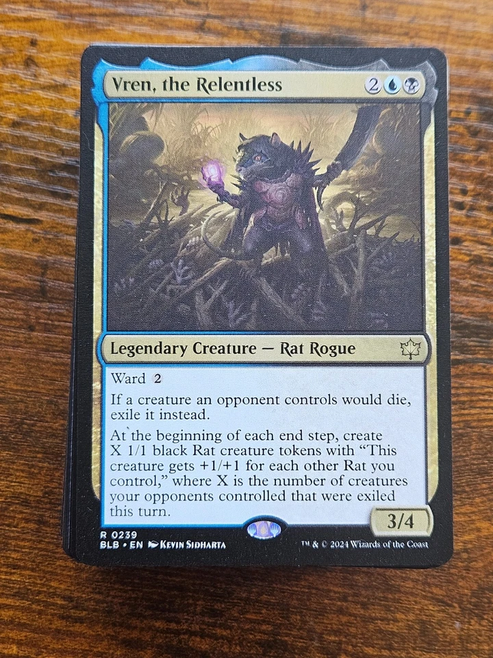 Custom Commander Deck ~ Rat Attack ~ Vren, the Relentless ~ 100 Card EDH Deck - Image 1 of 4