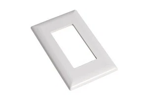 Mobile Home/RV Wirecon White Decorator Single Snap-On Plate - Picture 1 of 1