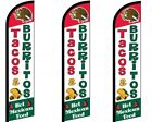 Tacos & Burritos Windless King Size Flag  Pack of 3 (HARDWARE NOT INCLUDED)