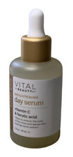 Vital Beauty Brightening Day Serum Vitamin C & Ferulic Acid Power Glow 2 fl oz
