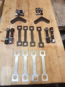 MITSUBISHI L200 96-07 TOP/ UPPER BALL JOINT SPACER KIT. BONE CAMBER SHIMS. - Picture 1 of 4
