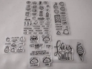 Sweet stamp shop food themed stamps bundle -(34) - Picture 1 of 1