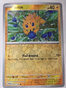 Joltik - 064/182 Sv04: Paradox Rift Pokemon Reverse Holo Foil Nice! - Picture 1 of 3