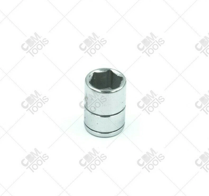 SK Hand Tools 40914 1/4" Dr. 7/16" 6pt Standard Fractional Chrome Socket - Image 1 of 1