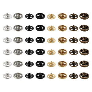 40 Piezas Mini Broches de Presión en Botones para Ropa Bebé Hebillas Muñecas Pequeñas - Imagen 1 de 12