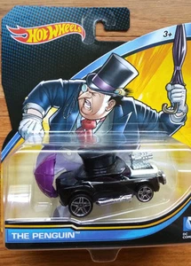 Genuine DC Comics "The Penguin" Hot Wheels Mattel Diecast Model Car Collectible - Picture 1 of 2