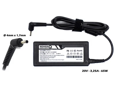 Alimentatore PowerQ per LENOVO 65W 20V (4x1,7)mm per Ideapad V14-IIL 82C4