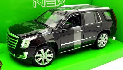 Welly NEX масштаб 1:24 литая модель 24084W-BK — 2017 Cadillac Escalade — черная - Изображение 1 из 4