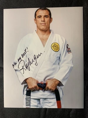 ROYLER GRACIE Autographed 8x10 Photo ~Royce HELIO Relson Rolker Rorion~ - Image 1 of 3