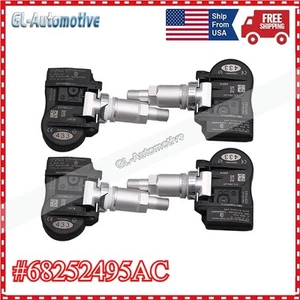 4X TIRE PRESSURE SENSOR 433MHz TPMS FOR JEEP DODGE CHEROKEE 68252495AC NEW - Picture 1 of 12