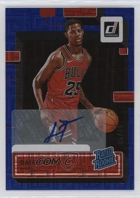 2022 Panini Donruss Rated Choice Blue Signatures /49 Dalen Terry Rookie Auto RC - Image 1 of 2