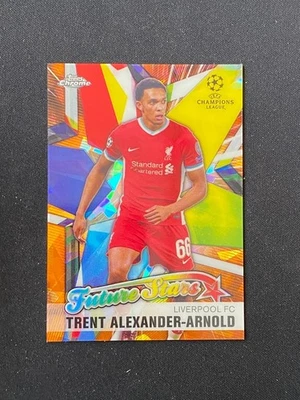 Trent Alexander-Arnold 2020-21 Topps Chrome Sapphire Future Stars Orange 42/50 - Image 1 of 2