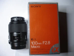 Sony Alpha SAL100M28 Macro 100 mm F/2.8 AF MF Objektiv - Bild 1 von 6