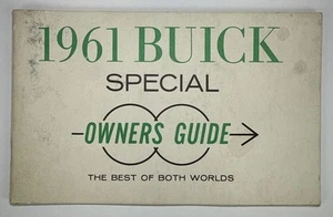 1961 Buick Special Owners Manual OEM Original Glovebox Info Books - Picture 1 of 6
