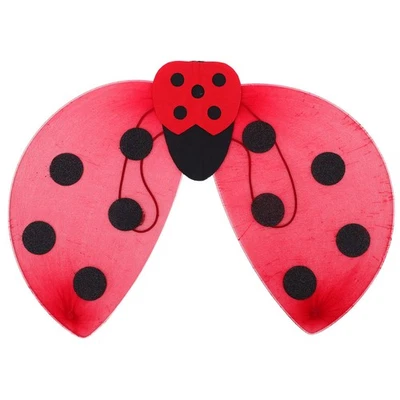  2 Pcs Children's Performance Props Ladybug Costume Girls Childrens Wings - Image 1 of 4