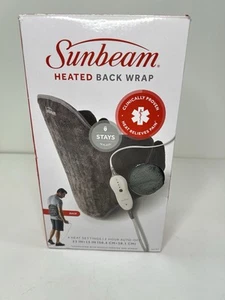 Sunbeam Heated Back Wrap Clinically Proven Heat Relieves Pain, 4 Heat Settings - Picture 1 of 8