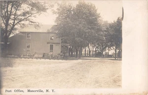 1909 RPPC Post Office Store Manorville LI NY - Bild 1 von 2