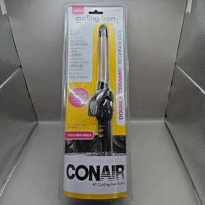 NEW Conair 3/4 in. Curling Iron Double Ceramic Technology 375°F CD700CS - Picture 1 of 8