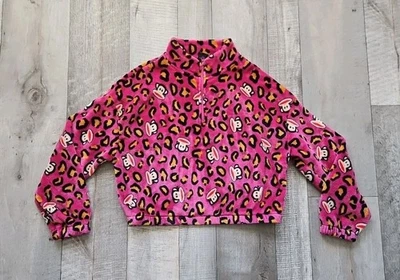 Sudadera Paul Frank Rosa Felpa Polar Recortada Estampado Animal Talla S Leer Descripción Foto 1 de 4