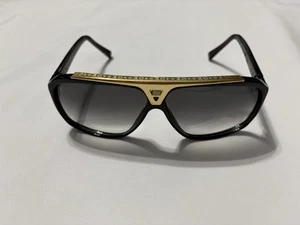 Raras gafas de sol Louis Vuitton Evidence Millionaire - negras/doradas - ¡100 % auténticas! - Imagen 1 de 9