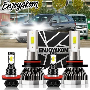 Faros LED haz alto/bajo + bombilla antiniebla 4x para Chevrolet Equinox 2018-2020 - Imagen 1 de 11