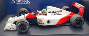 McLaren Honda MP4/4 Ayrton Senna World Champion 1991 Dirty Version in 1:18 scale - Picture 1 of 6