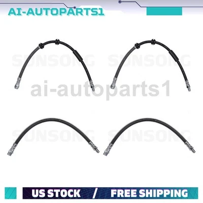 4x Manguera hidráulica de freno delantero trasero para Mercedes-Benz SLS AMG 2011 2012 2013 2014 Foto 1 de 4