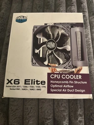 Cooler Master X6 Elite RR-X6NN-18PK-R1 Honeycomb 120mm 2011 1366 1156 1155 AM3 - Image 1 of 4